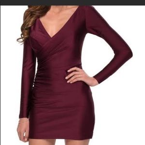 La femme bodycon  Burgundy dress